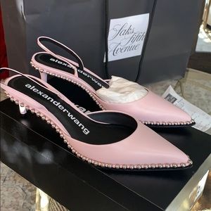 Authentic Alexander Wang kitten heels w box